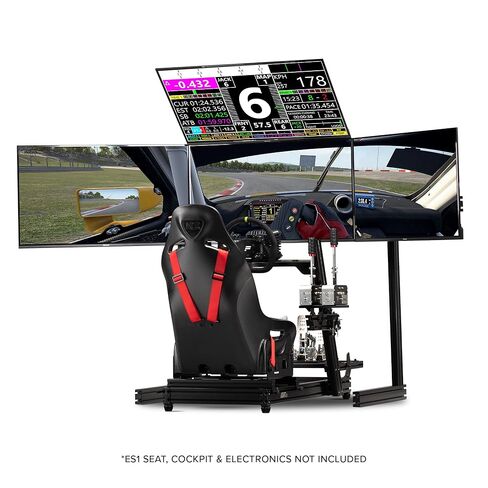 Next Level Racing Elite Free Standing Quad Monitor Stand - Black Edition (NLR-E037) in Saudi Arabia