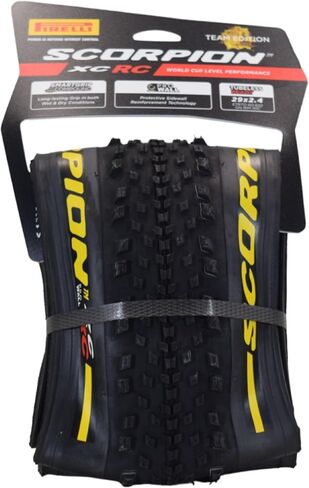 Pirelli Scorpion XC RC Yellow Label (29 x 2.4) Peak Performance for Demanding XC Racing SmartGRIP Compound ProWALL Technology Versatile Tread Design (1 Tire) in Saudi Arabia