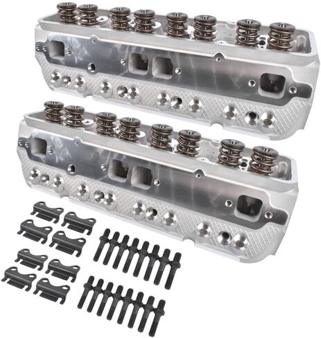 Pair Cylinder Heads Assembly 129006601 Compatible With SBC 350 327 383 Camaro Z06 190cc in Saudi Arabia