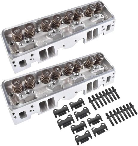 Pair Cylinder Heads Assembly 129006601 Compatible With SBC 350 327 383 Camaro Z06 190cc in Saudi Arabia