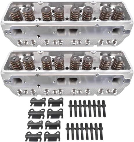 Pair Cylinder Heads Assembly 129006601 Compatible With SBC 350 327 383 Camaro Z06 190cc in Saudi Arabia