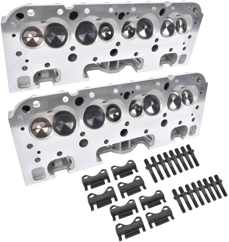 Pair Cylinder Heads Assembly 129006601 Compatible With SBC 350 327 383 Camaro Z06 190cc in Saudi Arabia