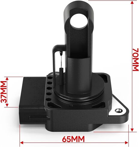 مستشعر تدفق الهواء الشامل MAF 22204-22010 لسيارة Toyota Camry 2002-2006، Corolla، Highlander، 4Runner، Tacoma، RAV4، Lexus ES300 RX300، Scion xA xB، يستبدل 22204-21010 22204-07010 197-6030 in Kuwait