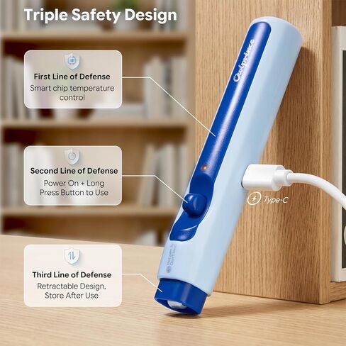 Heat Pen Eraser for Erasable Gel Ink Pen/Fountain Pens- Heat Erasable Gel, 1-Second Clean Erase, USB-C Rechargeable, Safe for Students & Note-Taking in Kuwait