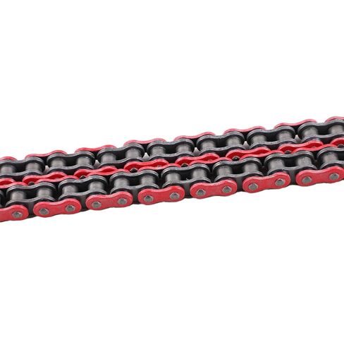 DONGHUA Motor Sport DH Chain 525 LX2 سلسلة سلسلة X-Ring Chain (120 وصلة) (أحمر معدني) in Kuwait