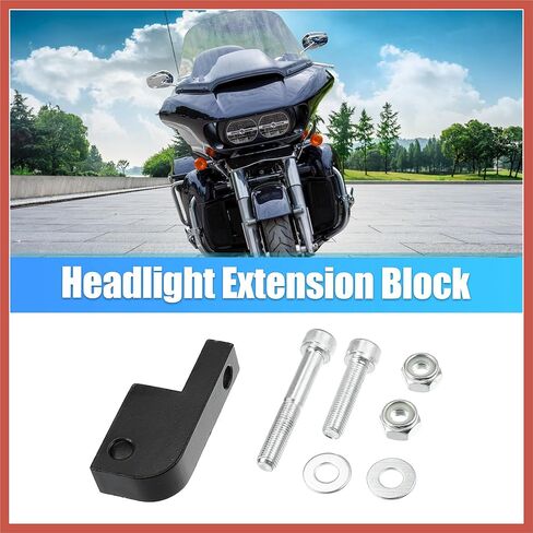 ACROPIX 1 Set Headlight Extension Block for Harley Davidson Dyna T-Sport 39-49mm Fairing Front End Headlight Mounting Block Car Parts in Kuwait
