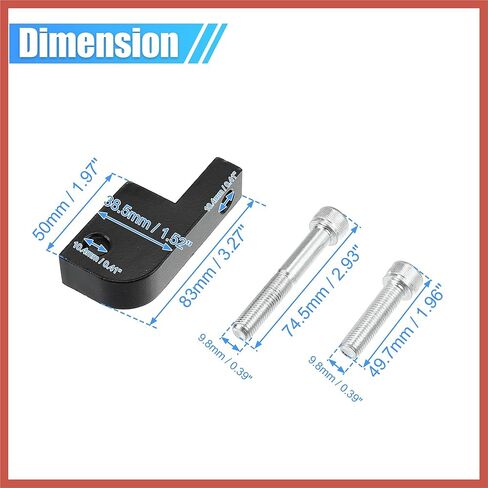 ACROPIX 1 Set Headlight Extension Block for Harley Davidson Dyna T-Sport 39-49mm Fairing Front End Headlight Mounting Block Car Parts in Kuwait