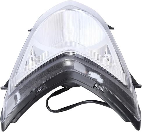 Minho Motorcycle Headlight Assembly Halogen 12V 35W Lamp Compatible with Chinese Wolf RX-50 Chinese Scooter Moped,3200K Yellowish-white light in Kuwait