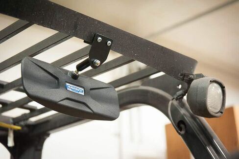 Deluxe Rear View Mirror for Forklifts, Fits 3/16" - 1" Roll Cage, Toyota, Hyster, Yale, etc. in Kuwait