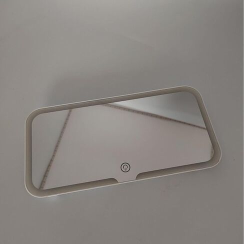 Car Sun Visor Vanity Mirror, Rechargeable LED Car Visor Makeup Mirror, Dimmable Touch Screen Travel Makeup Mirror, 3 Light Modes & 60 LEDs, Car Interior Accessories for Women in Kuwait
