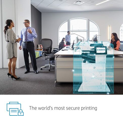 HP LaserJet Enterprise MFP M634z Monochrome All-in-One Printer with Built-in Ethernet, 2-Sided Printing, Extra Paper Trays & 3-bin Stapler/Stacker (7PS96A) in Kuwait