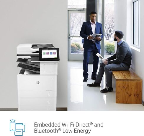 HP LaserJet Enterprise MFP M634z Monochrome All-in-One Printer with Built-in Ethernet, 2-Sided Printing, Extra Paper Trays & 3-bin Stapler/Stacker (7PS96A) in Kuwait