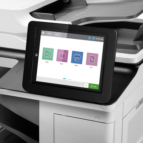 HP LaserJet Enterprise MFP M634z Monochrome All-in-One Printer with Built-in Ethernet, 2-Sided Printing, Extra Paper Trays & 3-bin Stapler/Stacker (7PS96A) in Kuwait