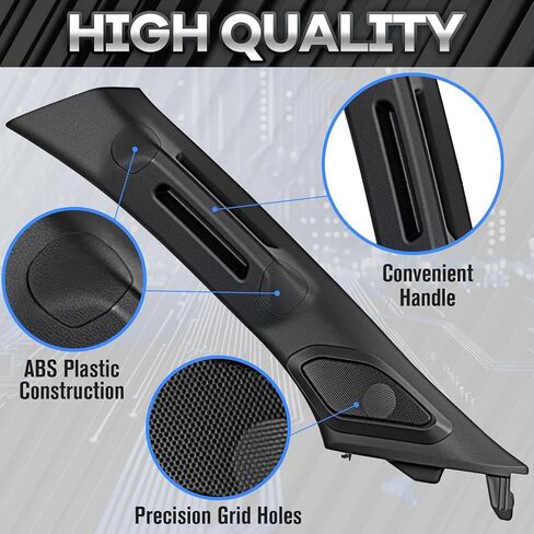 Driver Side A-Pillar Grab Handle Kit Compatible with Toyota Tacoma Gen 4Th 2024-2026, OEM-Style Texture Driver Side A-Pillar Grab Handle, Sturdy & No Creaking Noise, Easy Installation in Saudi Arabia
