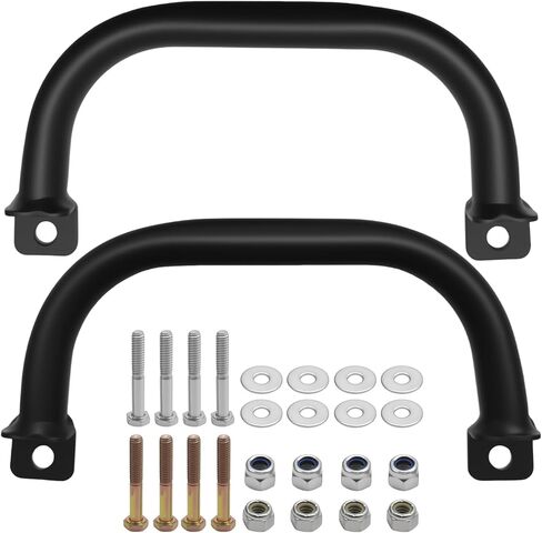2 Set Grab Handle, Golf Cart Rear Seat Grab Bar, Replacement for Club Car, Replacement for EZGO, Replacement for Yamaha in Kuwait