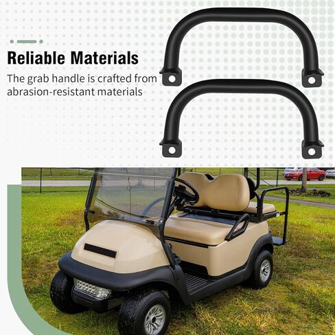 2 Set Grab Handle, Golf Cart Rear Seat Grab Bar, Replacement for Club Car, Replacement for EZGO, Replacement for Yamaha in Kuwait