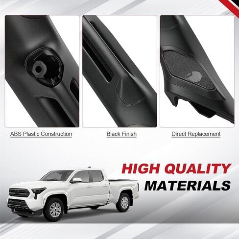 مقبض حمل على جانب السائق متوافق مع Toyota Tacoma Gen 4th 2024 2025 2026، قوي ولا يصدر ضوضاء، زخرفة داخلية للشاحنة تتطابق مع جانب الركاب وسهلة التركيب in Kuwait