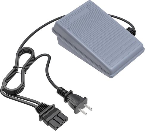 دواسة ماكينة الخياطة وسلك الطاقة متوافق مع Brother #J00360051 JX2517 LX3817 1034D XL2600i LS2125 XM2701 LX3125 KD1902 VX1120 LS1217 LX3014 LX2500 XR65 XL5130 XR3774 1634D ST371HD in Kuwait