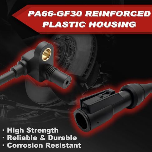 مستشعر سرعة عجلة ABS قطعتان: أمامي يسار ويمين متوافق مع Ford 1999-2004 F-250 Super Duty V8 6.0L V8 5.4L V10 6.8L V8 7.3L، 1999-2004 F-350 Super Duty V8 5.4L V8 6.0L V10 6.8L V8 7.3L in Kuwait