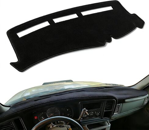 Dash Cover Mat Fit for 2022-2024 2025 2026 Silverado & GMC Sierra 1500 2500HD 3500HD Accessories with HUD Dashboard,Non-Slip Dash Protector Cover Pad (Only fits 13.4 in Screen) in Saudi Arabia
