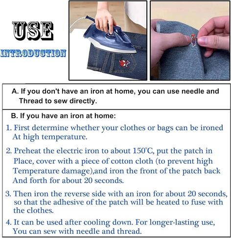 20PC Iron on Patches for Clothing, Embroidered Iron-On Patches, Children's Embroidery Patches, Clothing Repair Patches for Sewing Or Repairing Jeans, T-Shirts in Saudi Arabia
