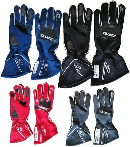 Zamp ZR-50 SFI 3.3/5 Race Gloves Black Medium in Saudi Arabia