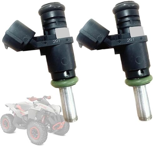 Fuel Injectors Set of 2 Compatible with Can-Am Renegade 850 2016-2023, Traxter HD10 2017-2019, HD9 2022-2023, Commander 800R/Max 800R 2020, Outlander 450 2020-2023 | Replace 420874841, A2C95638300 in Kuwait