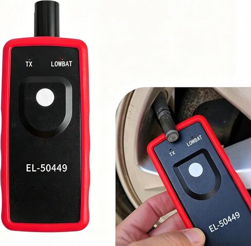 Car TPMS Reset Tool, TPMS Activation Tool, Relearn Tool for Vehicle Tire Pressure Monitor System Sensor Activation, Tire Sensor TPMS Reset Tool, Universal for Most Cars, Trucks, SUVs (Red) in Kuwait
