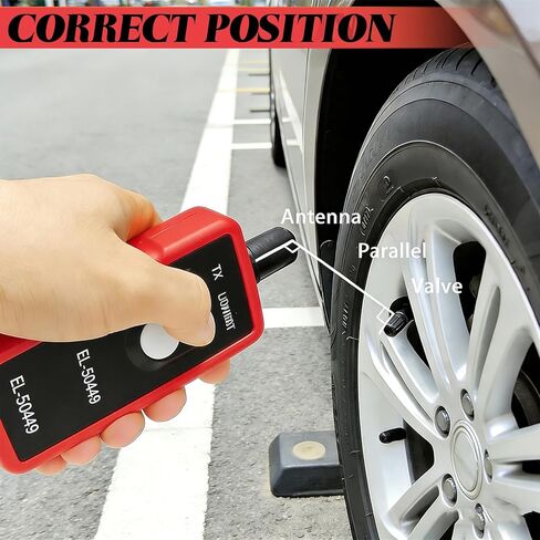 Car TPMS Reset Tool, TPMS Activation Tool, Relearn Tool for Vehicle Tire Pressure Monitor System Sensor Activation, Tire Sensor TPMS Reset Tool, Universal for Most Cars, Trucks, SUVs (Red) in Kuwait