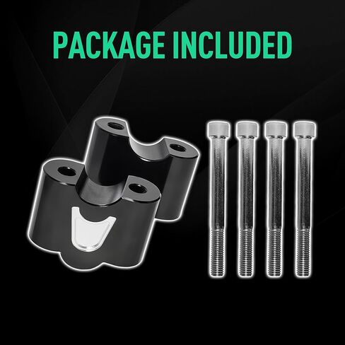 2" Aluminum Handlebar Riser Extension Kit with Mount Clamps | Easy Install No Drilling Fit for Can-Am Spyder F3 All Years & RT 2020+ in Kuwait