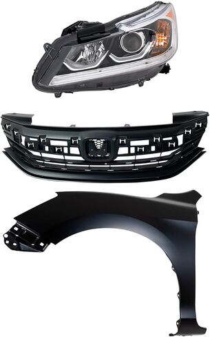 Replacement Headlight Kit Driver Side fits Honda Accord Sedan 2016-2017 2.4L (4-Cylinder) LX in Kuwait