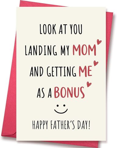 Fathers Day Card for Husband, Fathers Day Gift from Wife Girlfriend, Happy Father’s Day Card for Boyfriend, Romantic Heartfelt Greeting Card for Dad, Family Appreciation Card for Him in Saudi Arabia