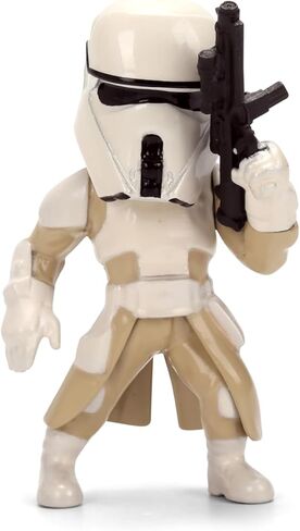 Jada Star Wars Metalfigs 4-Pack Wave 2 – The Mandalorian, Imperial Remnant AT-RT Driver, Zeb Orrelios, Grogu Die-Cast Figures 2.5" Scale – Stylized Display Set Toys in Kuwait