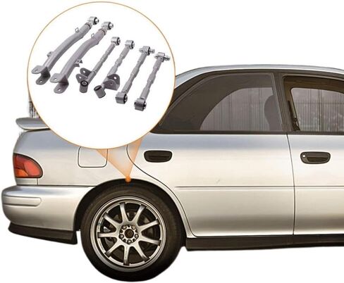 ذراع خلفي كامل قابل للتعديل للوصلة الجانبية 6 وصلات متوافقة مع Impreza WRX STi GDA 02 07 in Kuwait