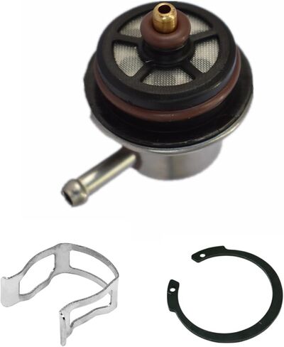 Fuel Injection Pressure Regulator with Clip and Snap Ring Replaces 19236428, 2173299 Compatible with LeSabre Monte Carlo NPR Park Avenue Regal in Kuwait