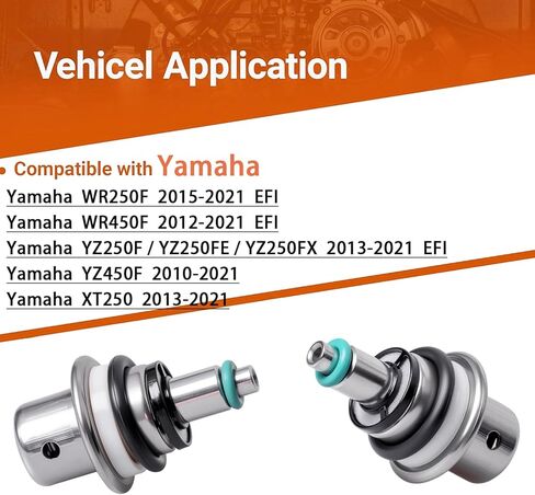 HFP-PR8 Fuel Pressure Regulator for 2008-2025 Yamaha WR250F, WR250FK, WR250R, WR250X, WR25R, WR450F, XT250, YZ250, YZ250F, YZ250FE, YZ250FX, YZ450, YZ450F, YZ450FB, YZ450FX in Saudi Arabia