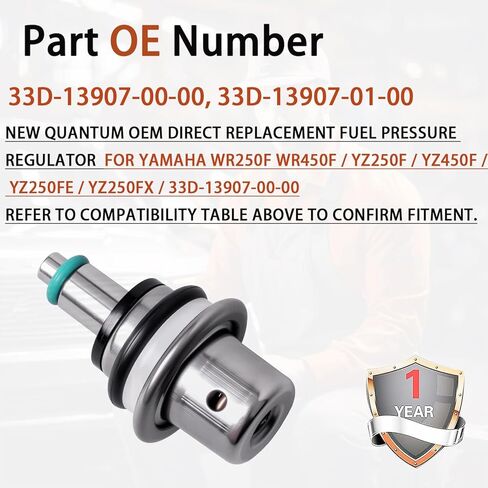HFP-PR8 Fuel Pressure Regulator for 2008-2025 Yamaha WR250F, WR250FK, WR250R, WR250X, WR25R, WR450F, XT250, YZ250, YZ250F, YZ250FE, YZ250FX, YZ450, YZ450F, YZ450FB, YZ450FX in Saudi Arabia
