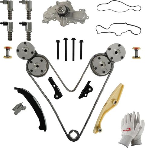 مجموعة سلسلة التوقيت Fordnova تناسب 2002-2010 Ford Crown Victoria E-150، Expedition 1997-2004، 2002-2005 Ford Explorer، 2001-2010 F-150 1999-2000 Mustang 4.6L in Kuwait