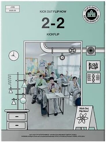 KickFlip KICK OUT, FLIP NOW! [Break time Ver.] Mini 2nd Album CD + Photobook + 2 Photocard + Sticker (Freeze) in Kuwait