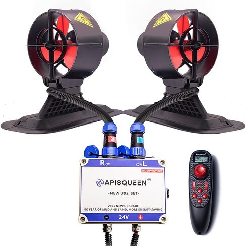 24V U92 Pro Underwater Thruster, 23.6Lbs Thrust,500W Waterproof Brushless Motor for Fishing Boats Inflatable Boats (CCW) in Kuwait