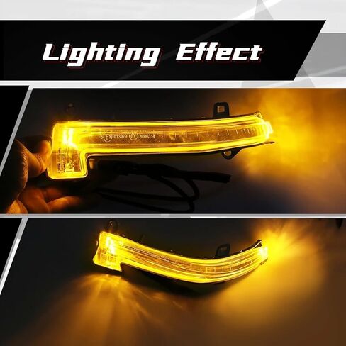 Car Rear View Mirror Indicators Lamp Compatible with bmw 1 2 3 4 Ser F20 F21 F22 F32 F30 F31 F34 GT F35 Turn Signal Blinker Light Accessorie in Saudi Arabia