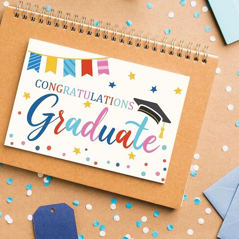 24 Pack Congratulations Graduate Cards with Envelopes, Bulk Graduation Cards for Him Her, High School College Graduation Gifts in Saudi Arabia