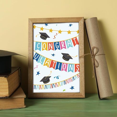 24 Pack Congratulations Graduate Cards with Envelopes, Bulk Graduation Cards for Him Her, High School College Graduation Gifts in Saudi Arabia