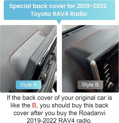 غطاء خلفي خاص/غطاء خلفي لراديو تويوتا RAV4 2019-2022 in Kuwait