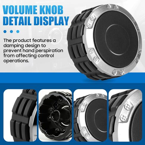 Volume Knob Compatible for Toyota Tundra Sequoia 2022-2025, Display Power Volume Knob Radio Control Compatible with 14 Inch Display - Replace 86128-0C060 86128-0C050 86128-AN010 in Kuwait