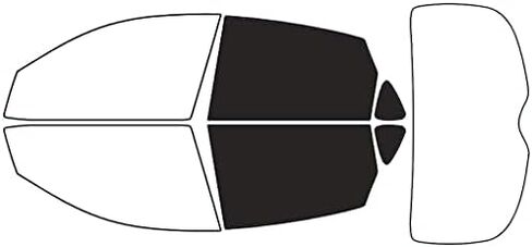 Rvinyl Window Tint Kit Compatible with Infiniti Ex35 2008-2012 - Back Precut Kit - 20% in Saudi Arabia