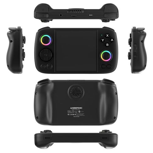 Rgcube Black Games Handheld 3.95 Inch Multi-Touch Screen Android 13 System Video Game Console Unisoc T820 Processor 5200mAh Battery NO Game Card in Saudi Arabia
