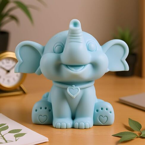 Elephant Candle Molds Elephant Animal Resin Casting Mold for Candles Making Aromatherapy Candles Handmade Wax Home Decor in Kuwait