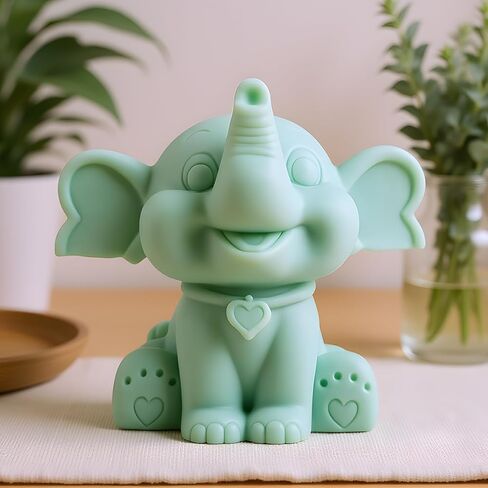 Elephant Candle Molds Elephant Animal Resin Casting Mold for Candles Making Aromatherapy Candles Handmade Wax Home Decor in Kuwait
