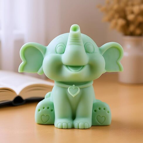 Elephant Candle Molds Elephant Animal Resin Casting Mold for Candles Making Aromatherapy Candles Handmade Wax Home Decor in Kuwait